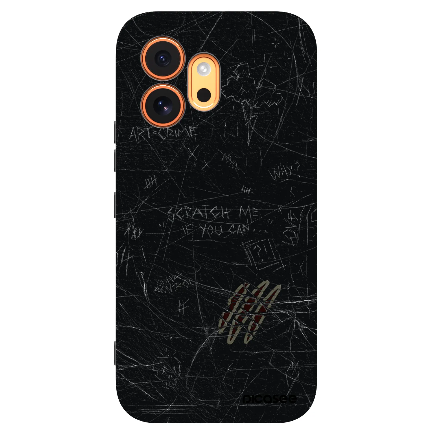 Picasee husă neagră din silicon pentru Honor 600 - SCRATCH