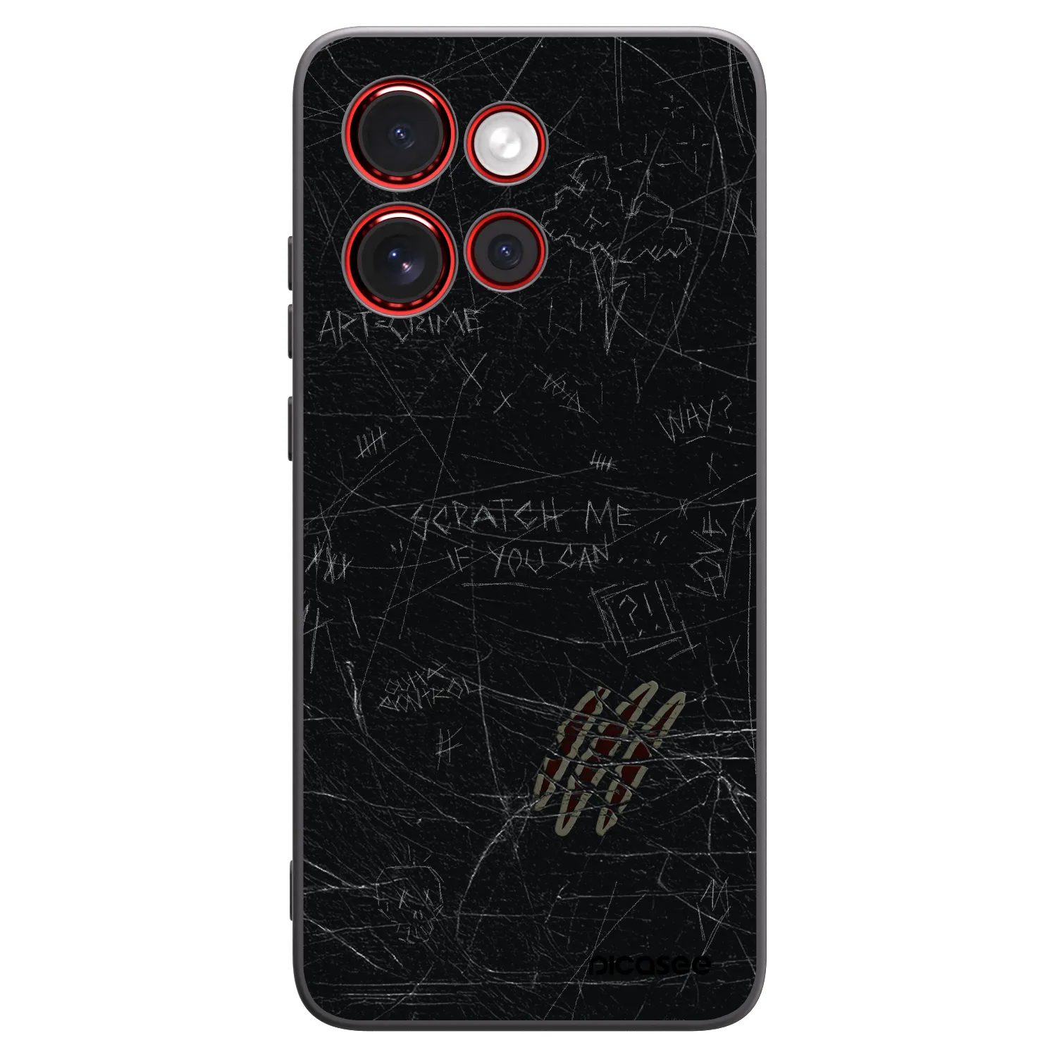 Picasee husă neagră din silicon pentru Motorola Edge 60 Neo 5G - SCRATCH