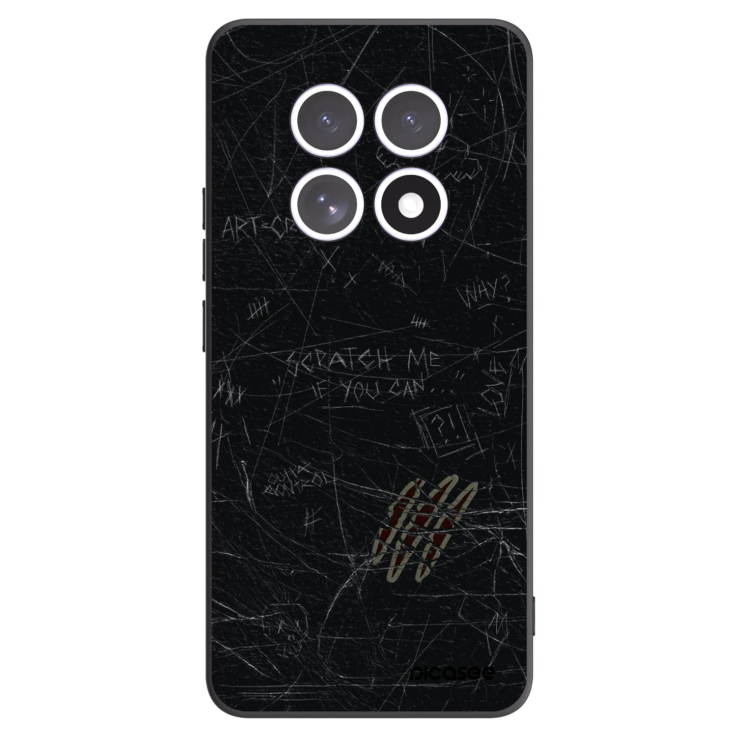 Picasee husă neagră din silicon pentru Xiaomi Redmi Note 15 5G - SCRATCH