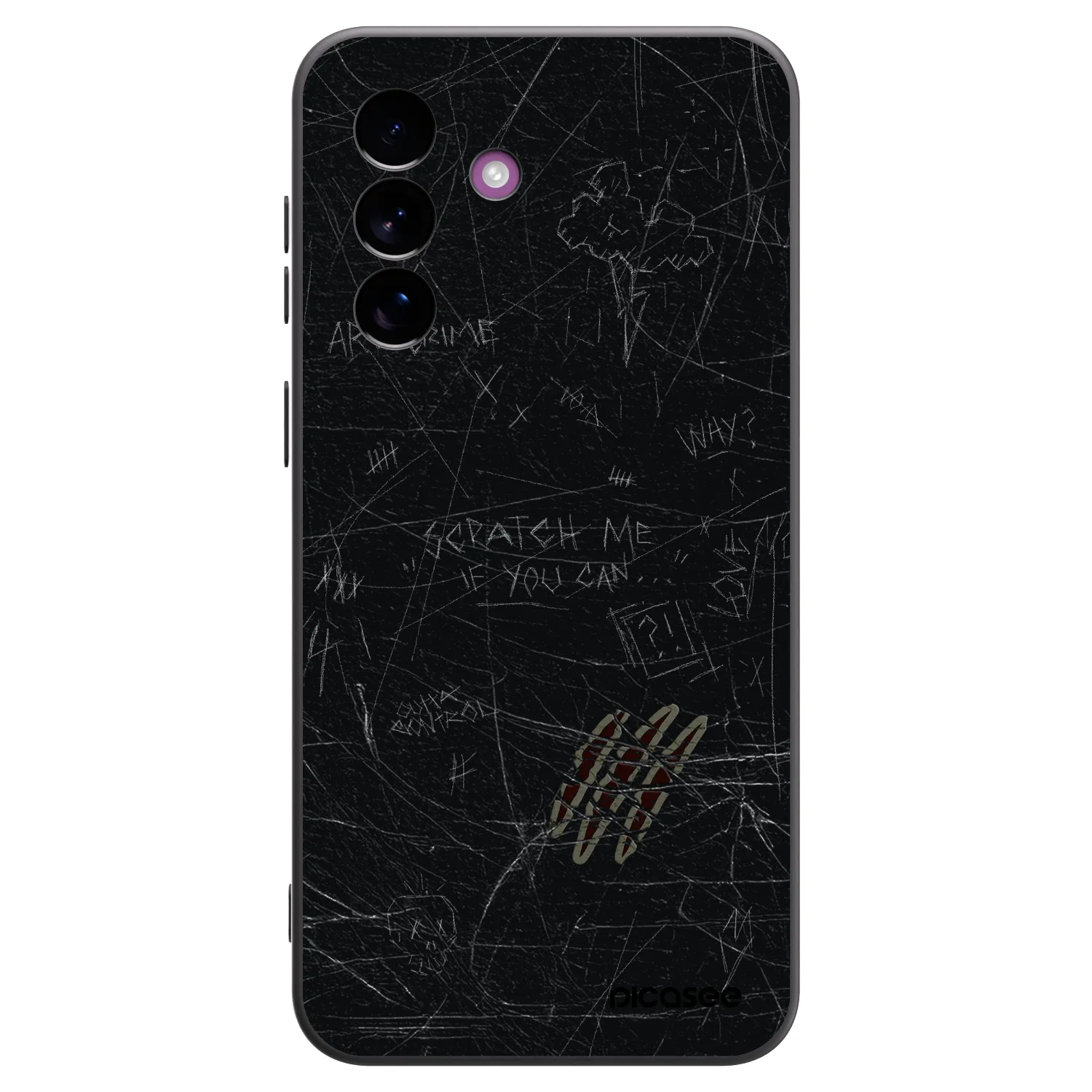 Picasee husă neagră din silicon pentru Samsung Galaxy A37 - SCRATCH