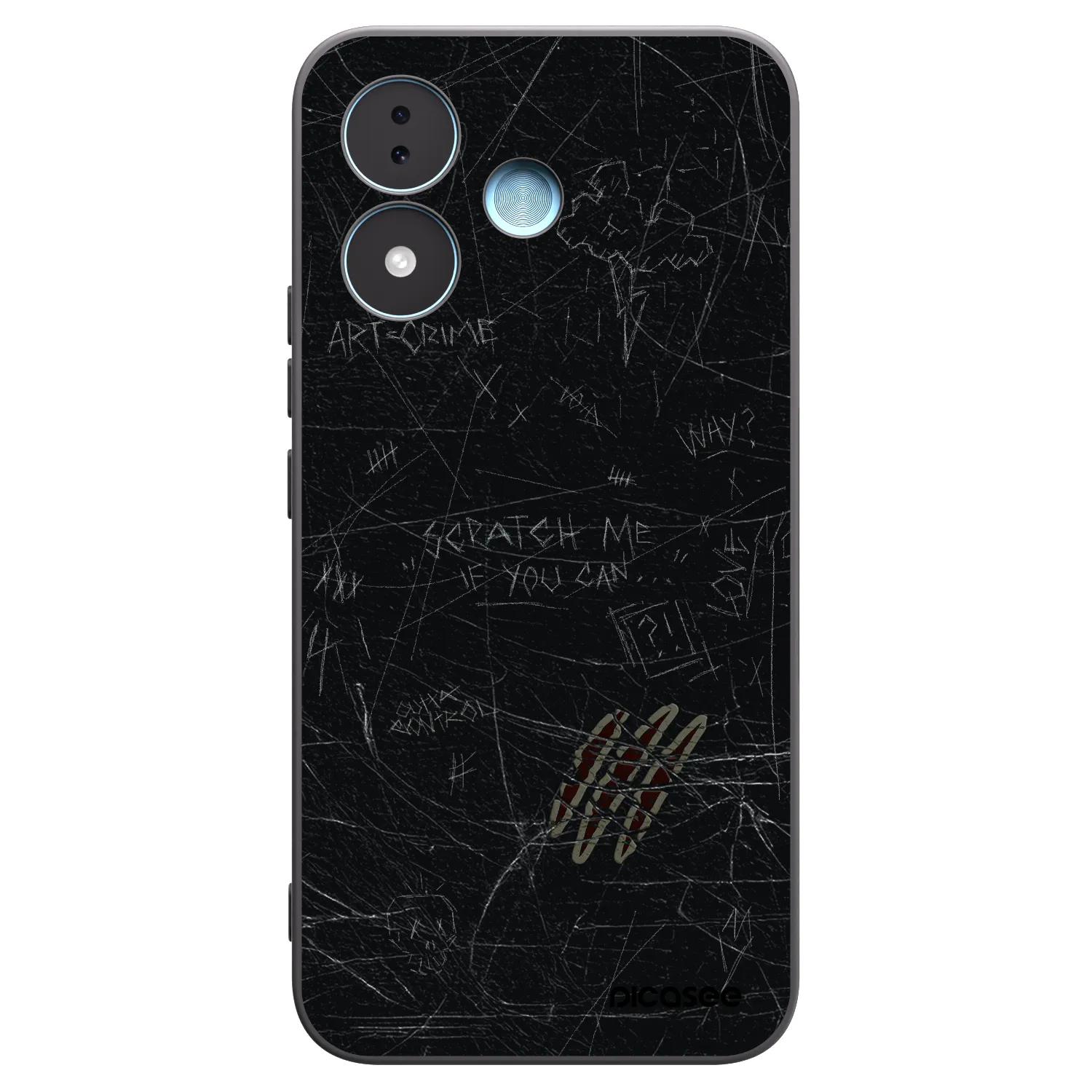 Picasee husă neagră din silicon pentru Xiaomi Redmi Note 17 5G - SCRATCH