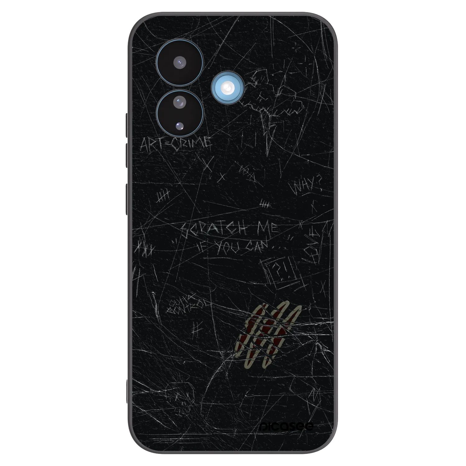 Picasee husă neagră din silicon pentru Xiaomi Redmi Note 17 Pro 5G - SCRATCH