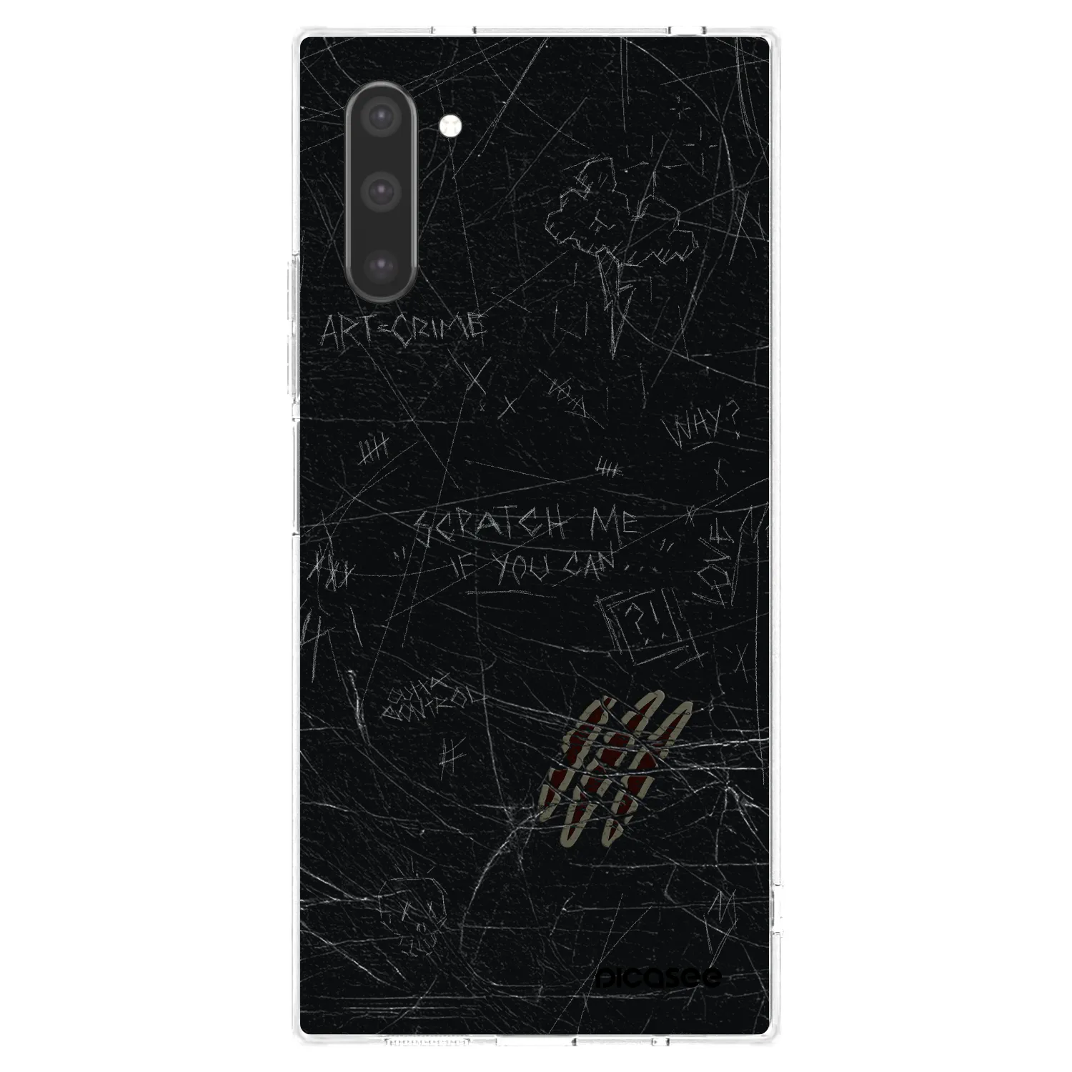 Picasee husă transparentă din silicon pentru Samsung Galaxy Note 10 N970F - SCRATCH