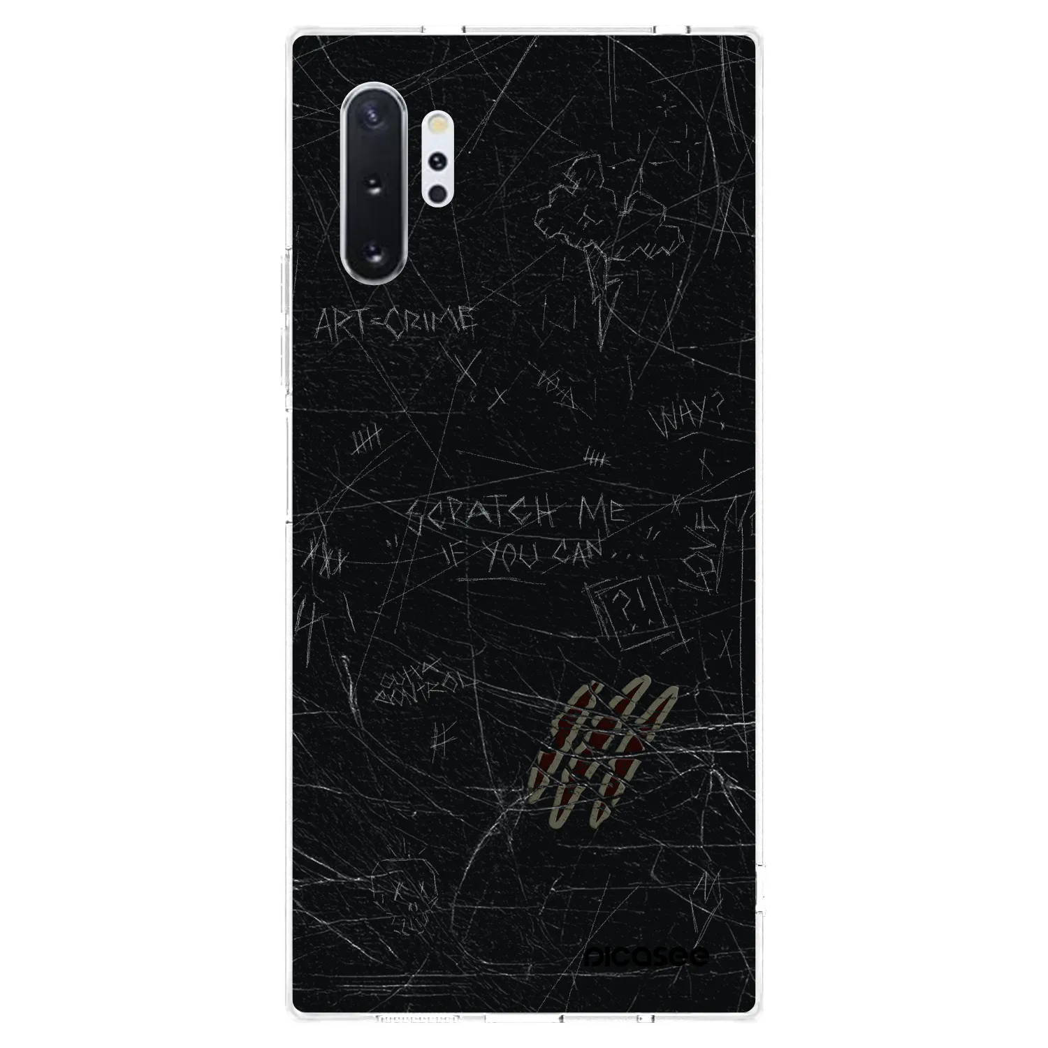 Picasee husă transparentă din silicon pentru Samsung Galaxy Note 10+ N975F - SCRATCH