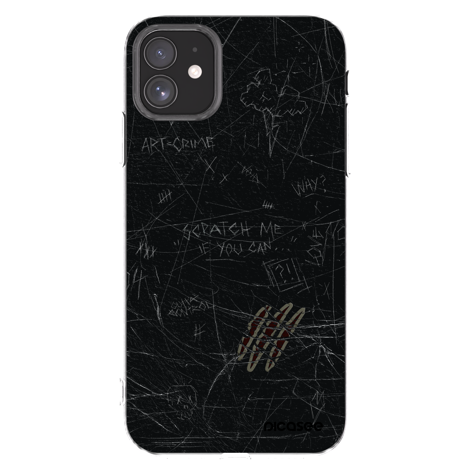 Picasee husă transparentă din silicon pentru Apple iPhone 11 - SCRATCH