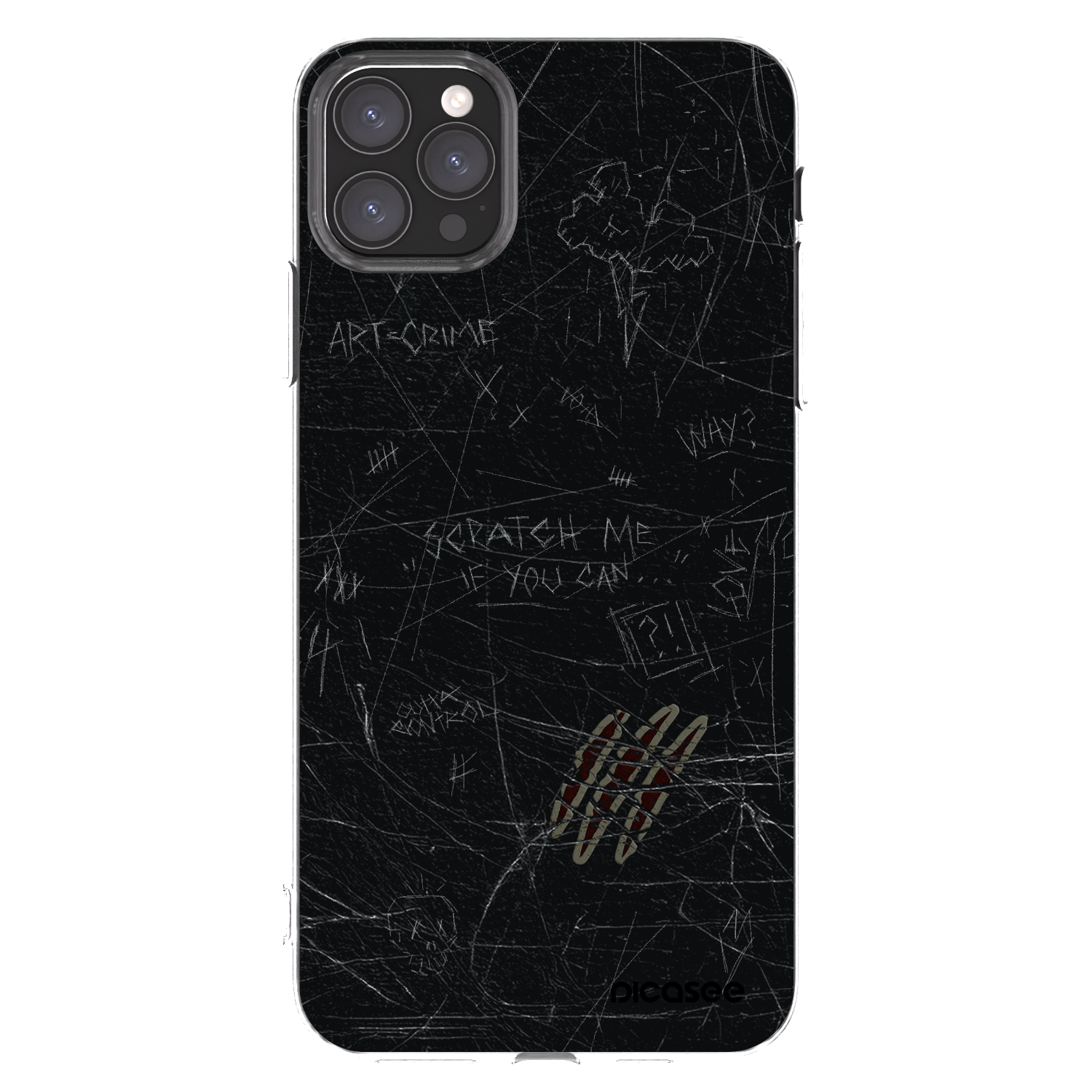 Picasee husă transparentă din silicon pentru Apple iPhone 11 Pro Max - SCRATCH