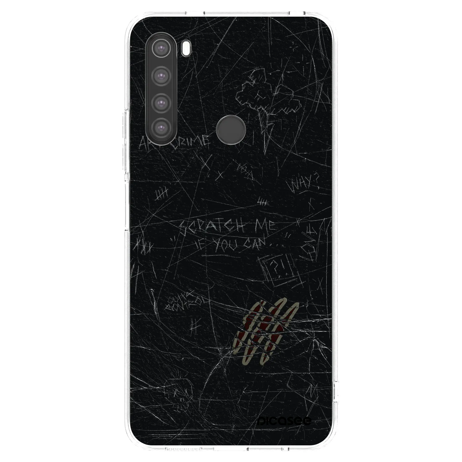 Picasee husă transparentă din silicon pentru Xiaomi Redmi Note 8 - SCRATCH