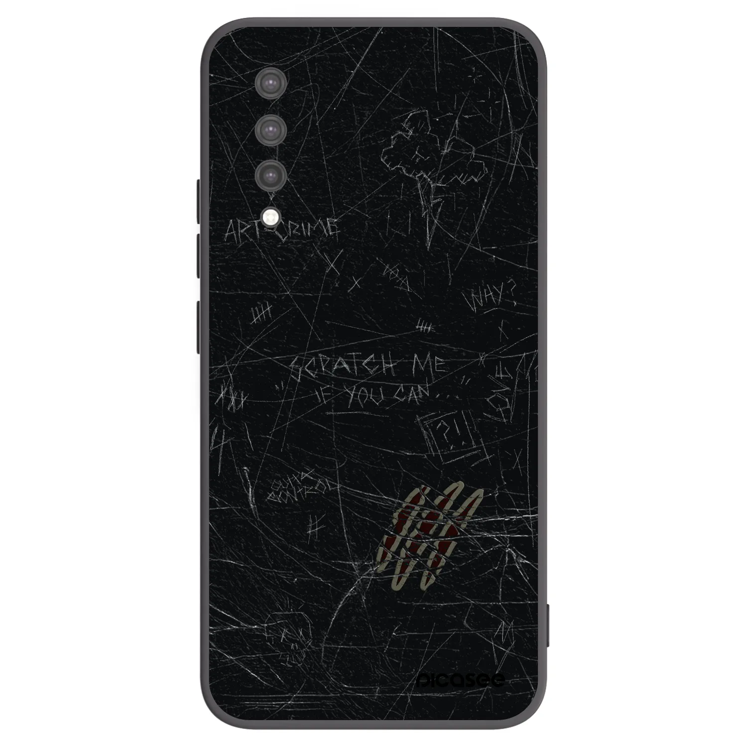 Picasee husă neagră din silicon pentru Xiaomi Mi 9 Lite - SCRATCH