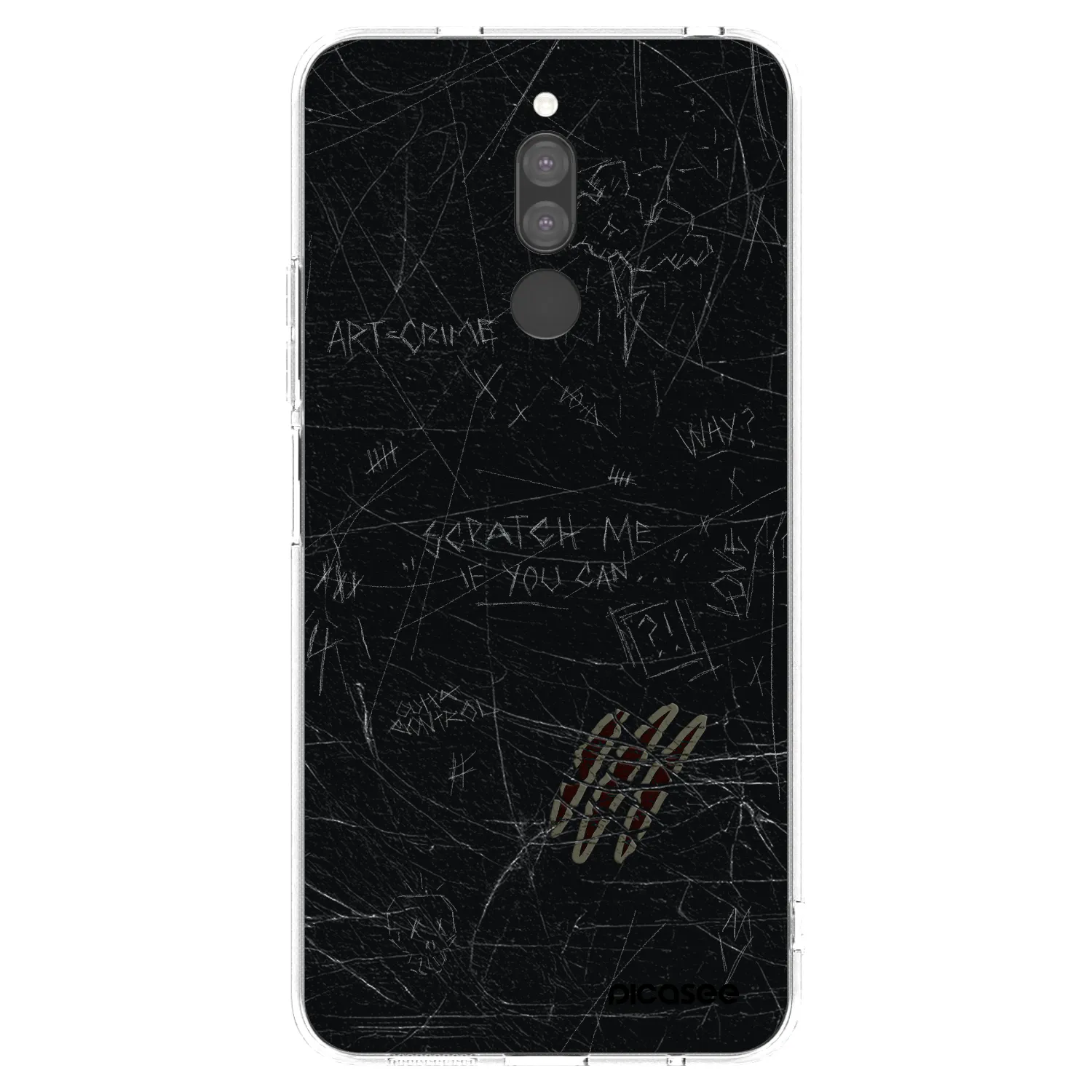 Picasee husă transparentă din silicon pentru Xiaomi Redmi 8 - SCRATCH