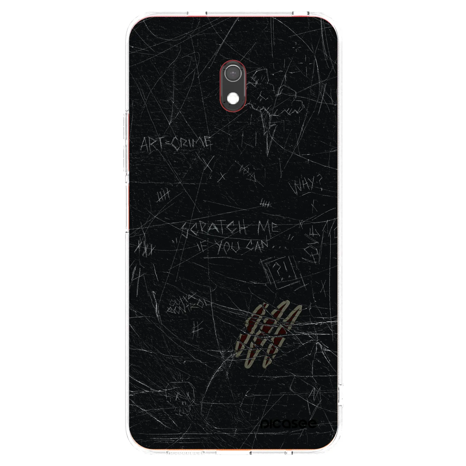 Picasee husă transparentă din silicon pentru Xiaomi Redmi 8A - SCRATCH