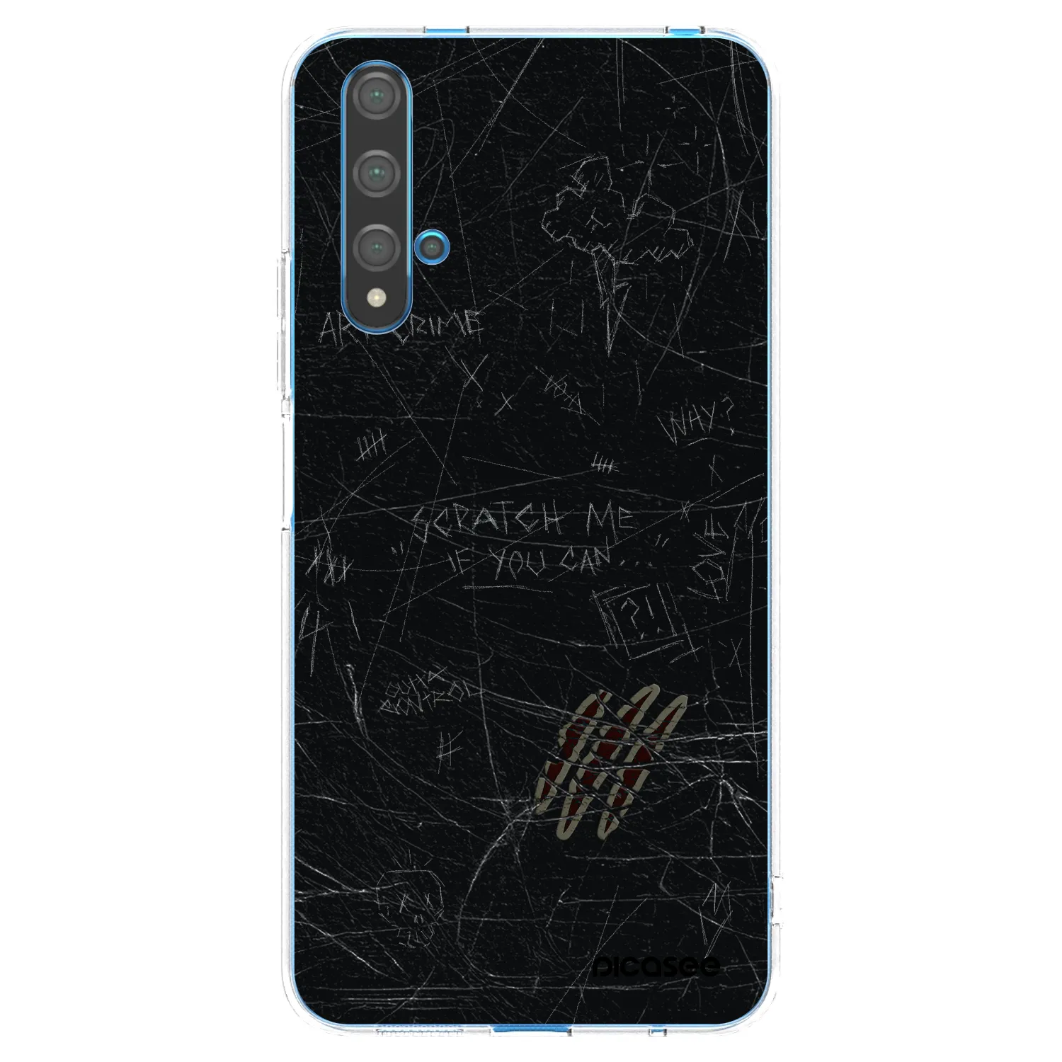 Picasee husă transparentă din silicon pentru Huawei Nova 5T - SCRATCH