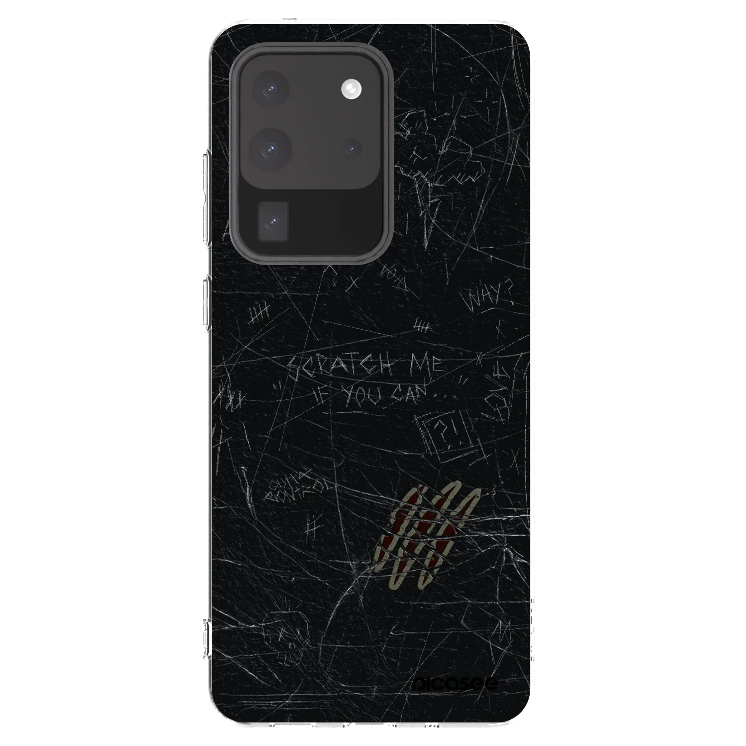 Picasee husă transparentă din silicon pentru Samsung Galaxy S20 Ultra 5G G988F - SCRATCH