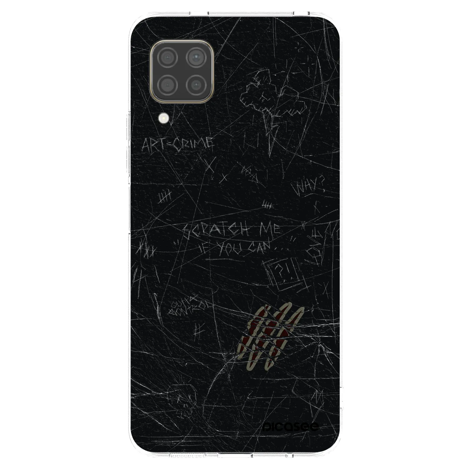 Picasee husă transparentă din silicon pentru Huawei P40 Lite - SCRATCH