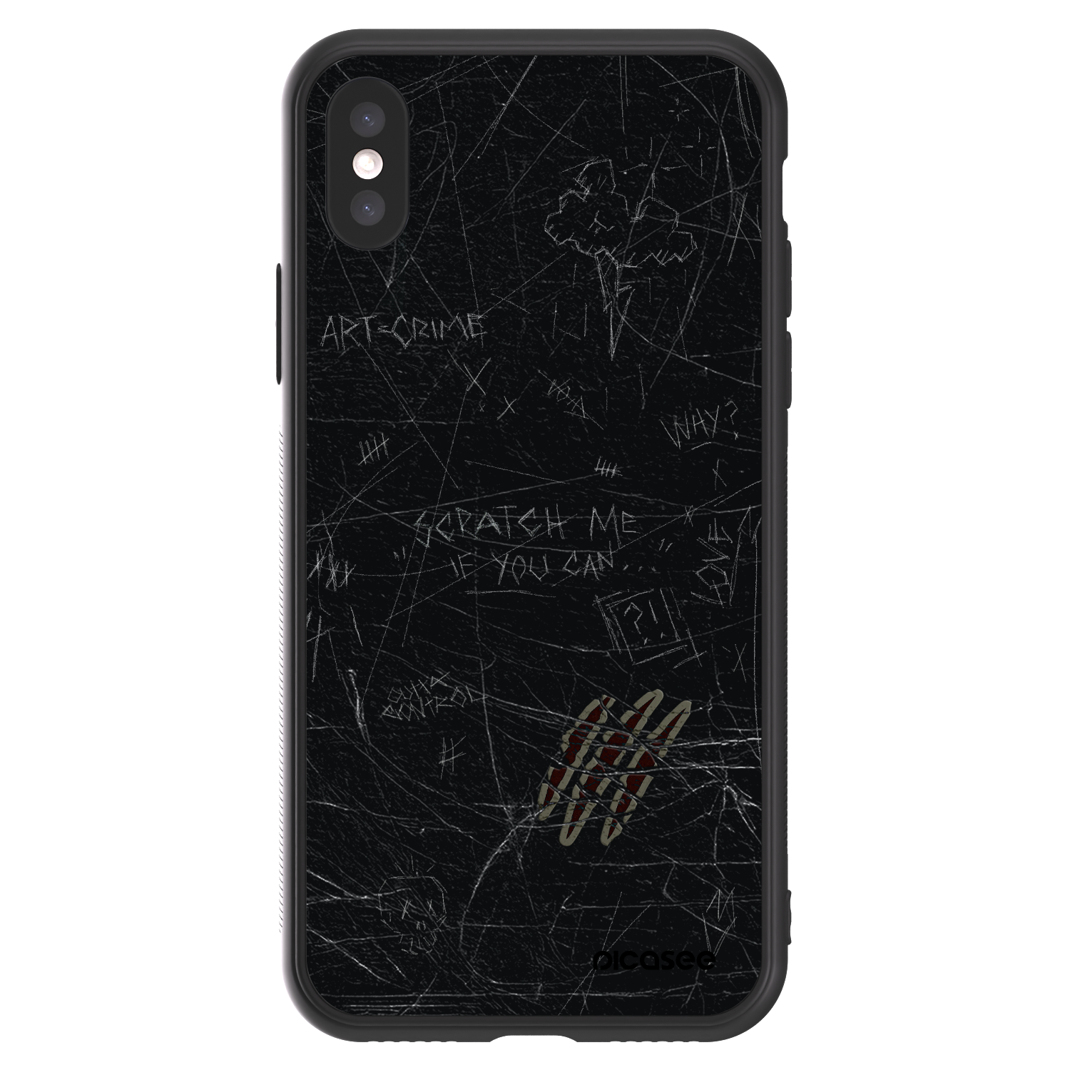 Picasee ULTIMATE CASE pentru Apple iPhone X/XS - SCRATCH