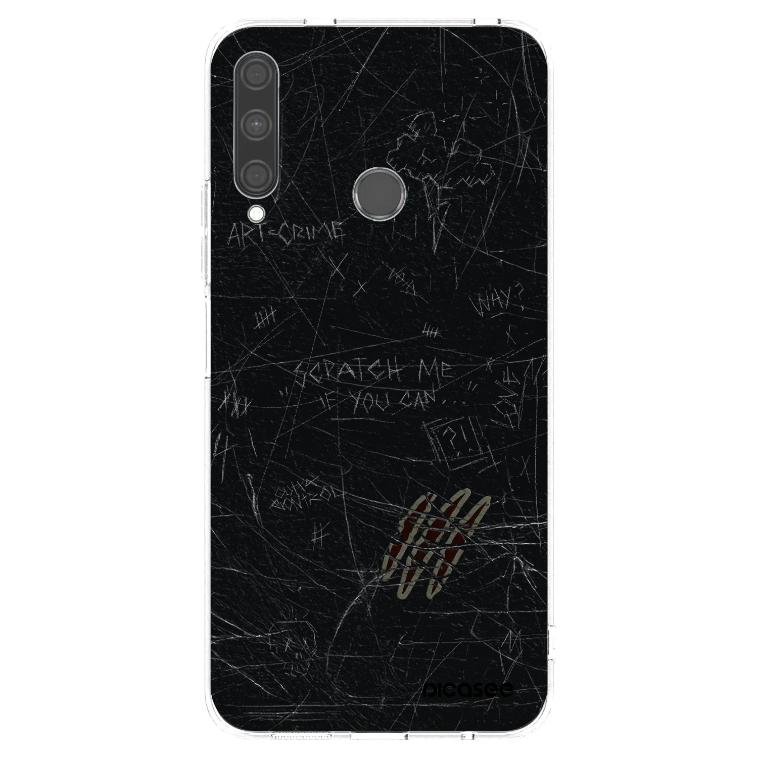 Picasee husă transparentă din silicon pentru Huawei P40 Lite E - SCRATCH