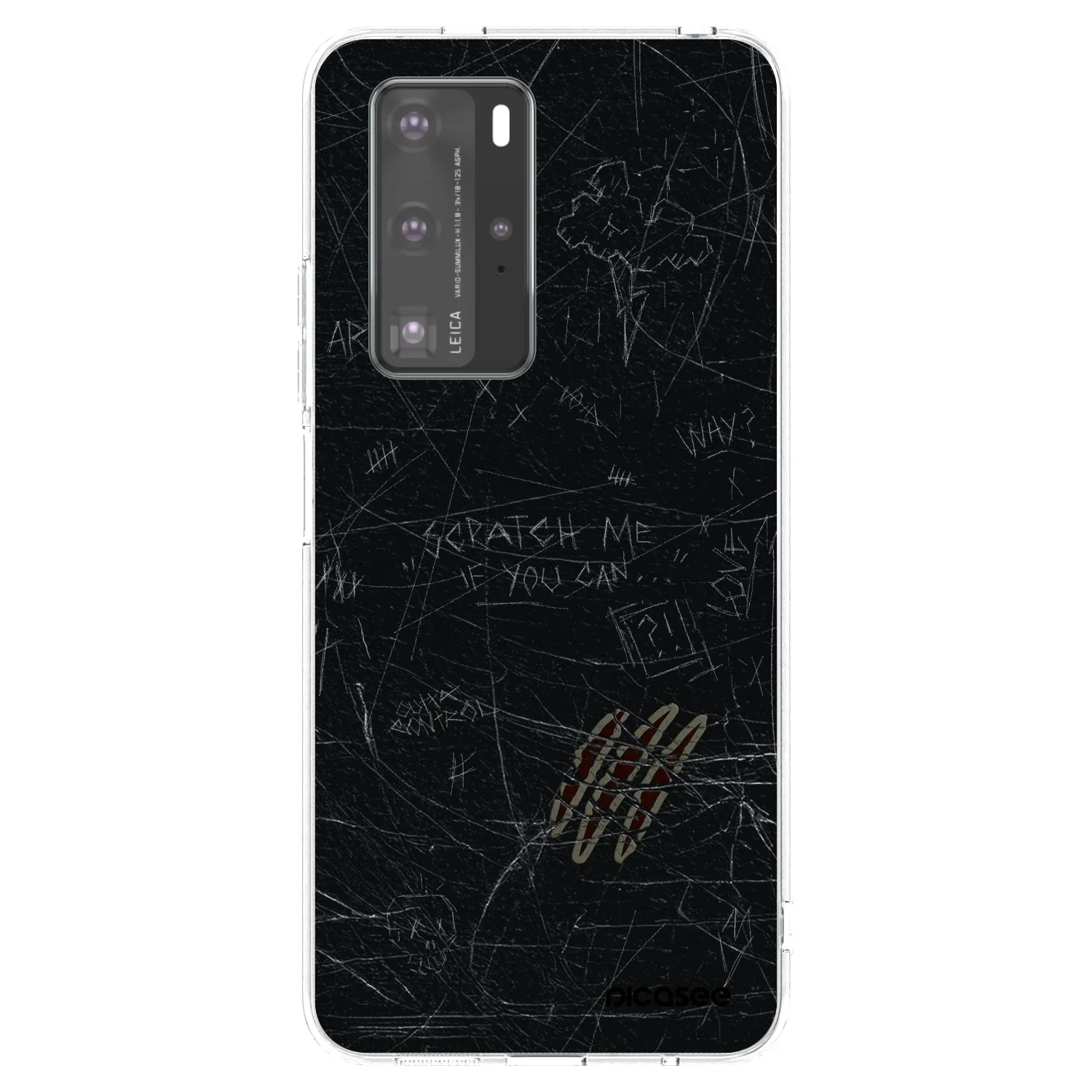 Picasee husă transparentă din silicon pentru Huawei P40 Pro - SCRATCH