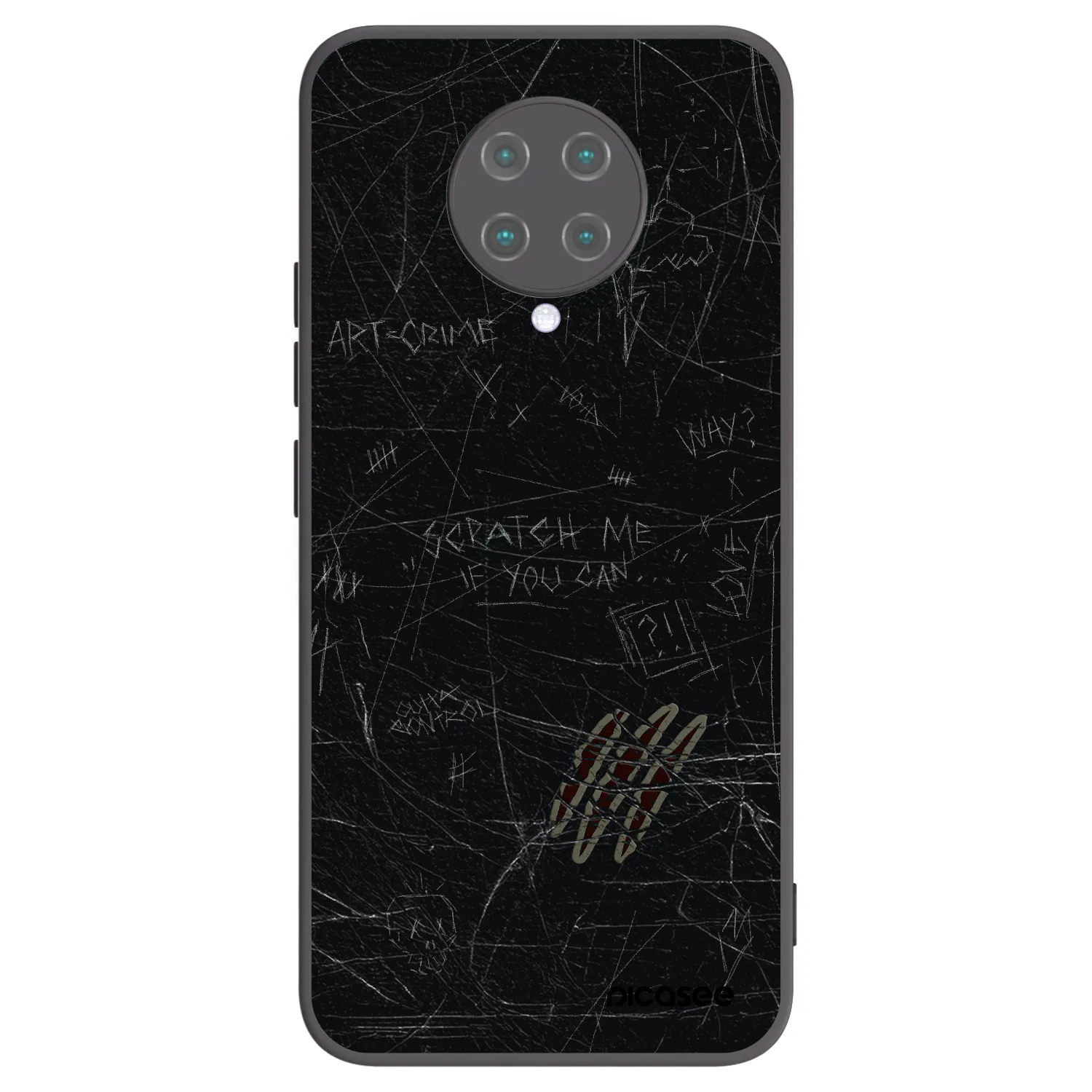 Picasee husă neagră din silicon pentru Xiaomi Poco F2 Pro - SCRATCH