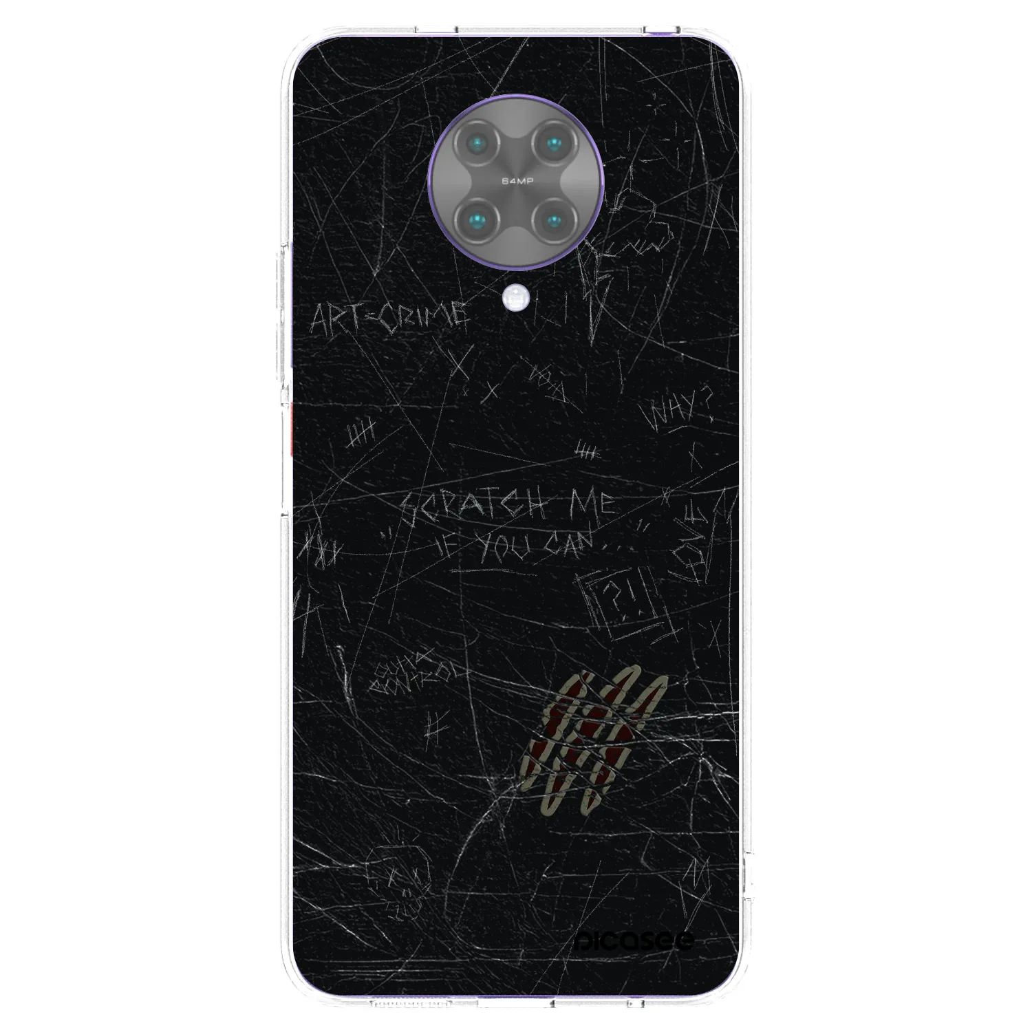 Picasee husă transparentă din silicon pentru Xiaomi Poco F2 Pro - SCRATCH