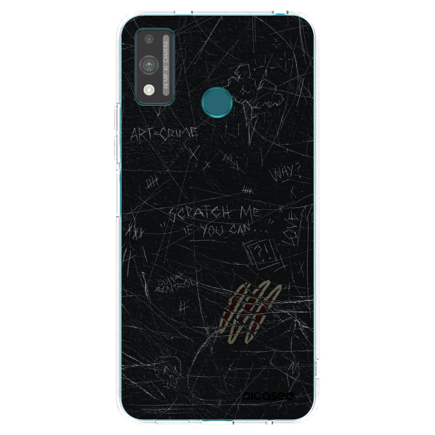 Picasee husă transparentă din silicon pentru Honor 9X Lite - SCRATCH