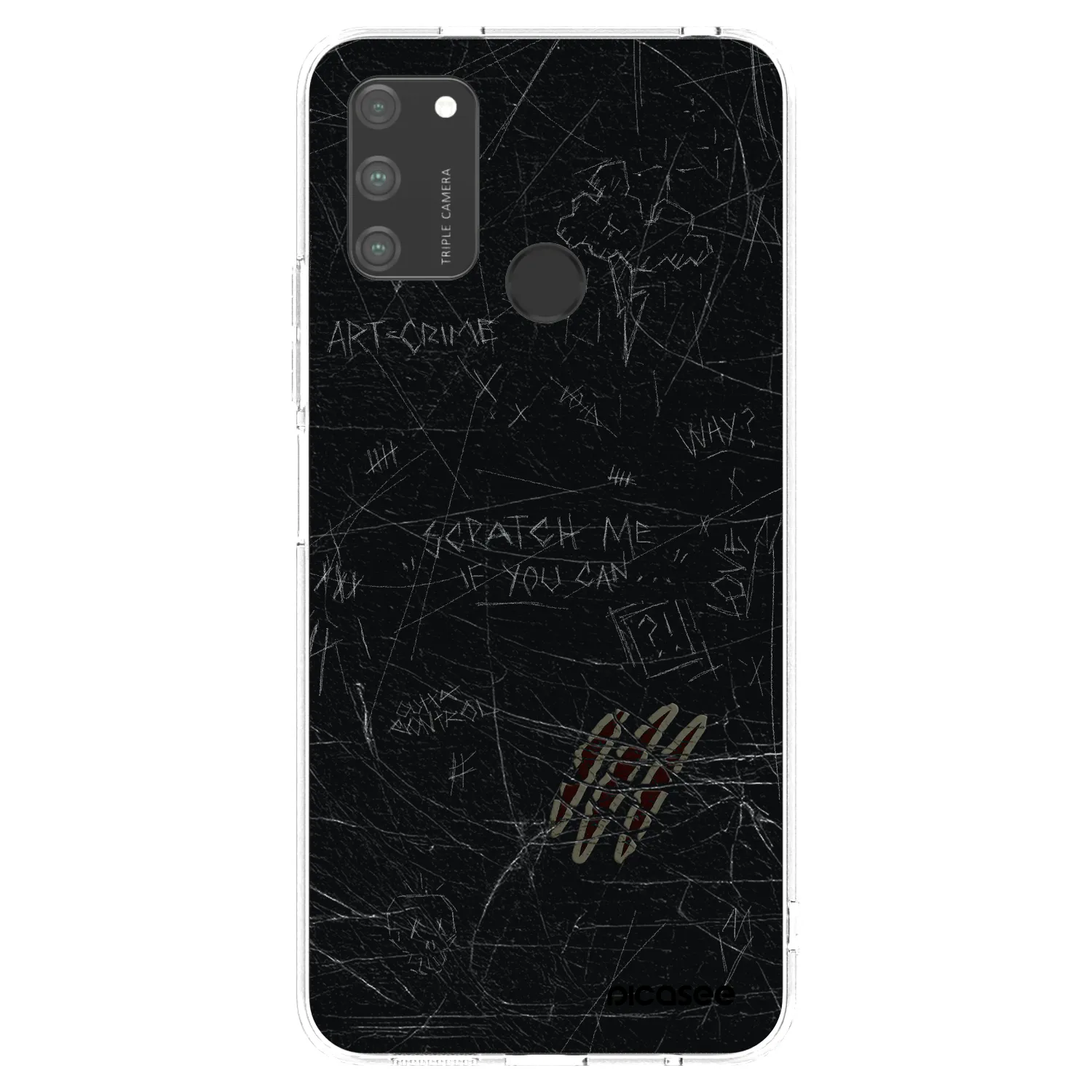Picasee husă transparentă din silicon pentru Honor 9A - SCRATCH