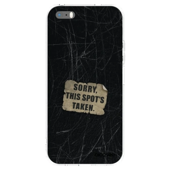 Picasee husă transparentă din silicon pentru Apple iPhone 5/5S/SE - SORRY