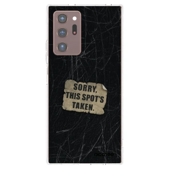 Picasee husă transparentă din silicon pentru Samsung Galaxy Note 20 Ultra - SORRY