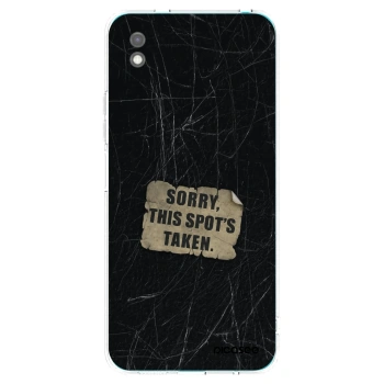 Picasee husă neagră din silicon pentru Xiaomi Redmi 9A - SORRY