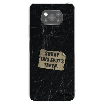 Picasee husă neagră din silicon pentru Xiaomi Poco X3 - SORRY