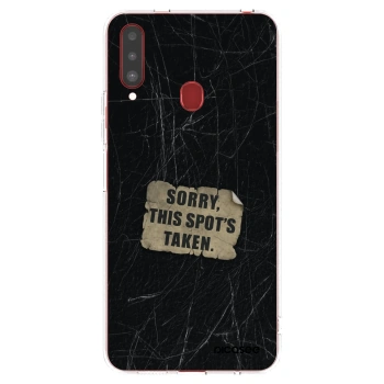 Picasee husă transparentă din silicon pentru Samsung Galaxy A20s - SORRY