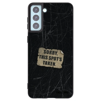 Picasee husă neagră din silicon pentru Samsung Galaxy S21+ 5G G996F - SORRY