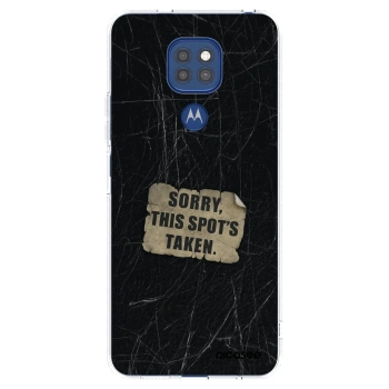 Picasee husă transparentă din silicon pentru Motorola Moto G9 Play - SORRY