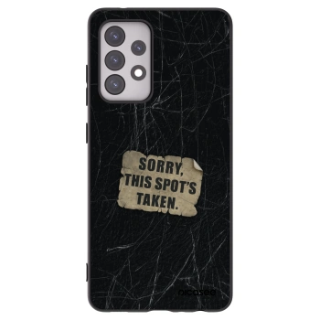 Picasee husă neagră din silicon pentru Samsung Galaxy A52 5G A525F - SORRY