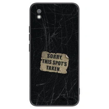 Picasee husă neagră din silicon pentru Xiaomi Redmi 9AT - SORRY