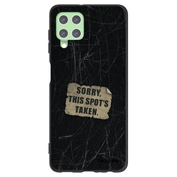 Picasee husă neagră din silicon pentru Samsung Galaxy A22 A225F 4G - SORRY
