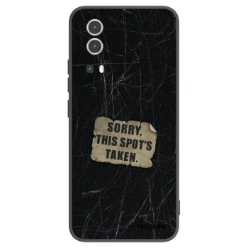 Picasee husă neagră din silicon pentru Vivo Y72 5G - SORRY