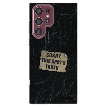 Picasee husă transparentă din silicon pentru Samsung Galaxy S22 Ultra 5G - SORRY