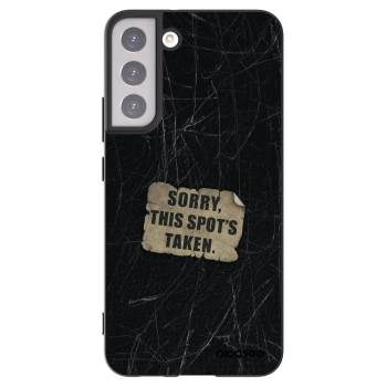 Picasee husă neagră din silicon pentru Samsung Galaxy S22+ 5G - SORRY