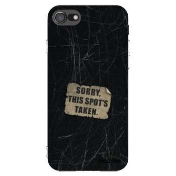 Picasee husă transparentă din silicon pentru Apple iPhone SE 2022 - SORRY