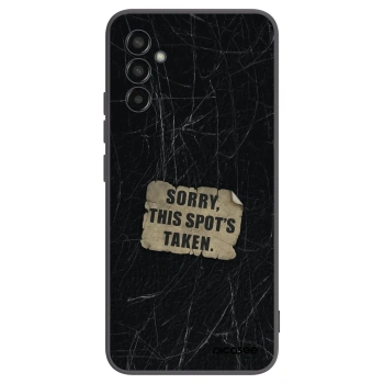 Picasee husă neagră din silicon pentru Samsung Galaxy M13 M135F - SORRY