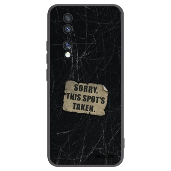 Picasee husă neagră din silicon pentru Honor 70 - SORRY
