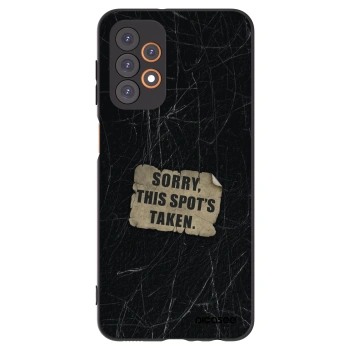 Picasee husă neagră din silicon pentru Samsung Galaxy A23 A236B 5G - SORRY