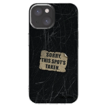 Picasee husă transparentă din silicon pentru Apple iPhone 15 - SORRY