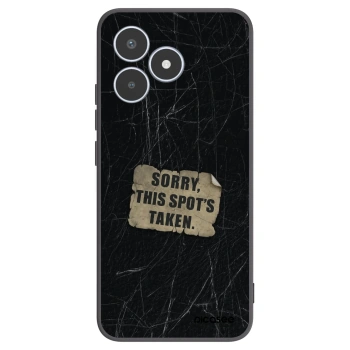 Picasee husă neagră din silicon pentru Realme C53 - SORRY