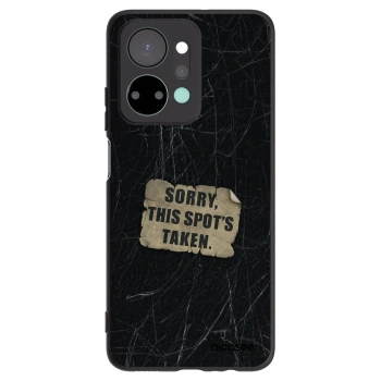 Picasee husă neagră din silicon pentru Honor X7a - SORRY