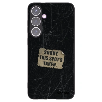 Picasee husă neagră din silicon pentru Samsung Galaxy S24+ S926B 5G - SORRY