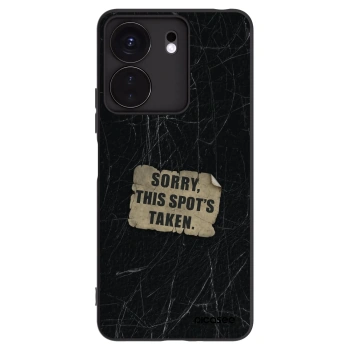 Picasee husă neagră din silicon pentru Xiaomi Redmi 13C 4G - SORRY