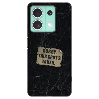 Picasee husă neagră din silicon pentru Xiaomi Redmi Note 13 5G - SORRY