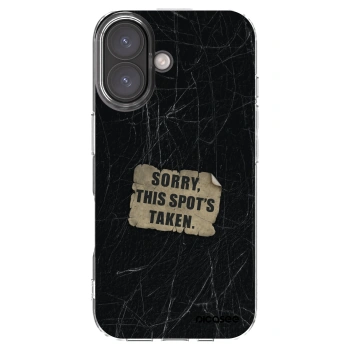 Picasee husă transparentă din silicon pentru Apple iPhone 16 - SORRY