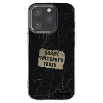 Picasee husă transparentă din silicon pentru Apple iPhone 16 Pro - SORRY