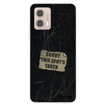 Picasee husă transparentă din silicon pentru Motorola Moto G53 5G - SORRY